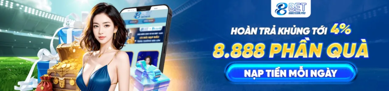 Biểu ngữ khuyến mãi nạp tiền lần đầu tại to888